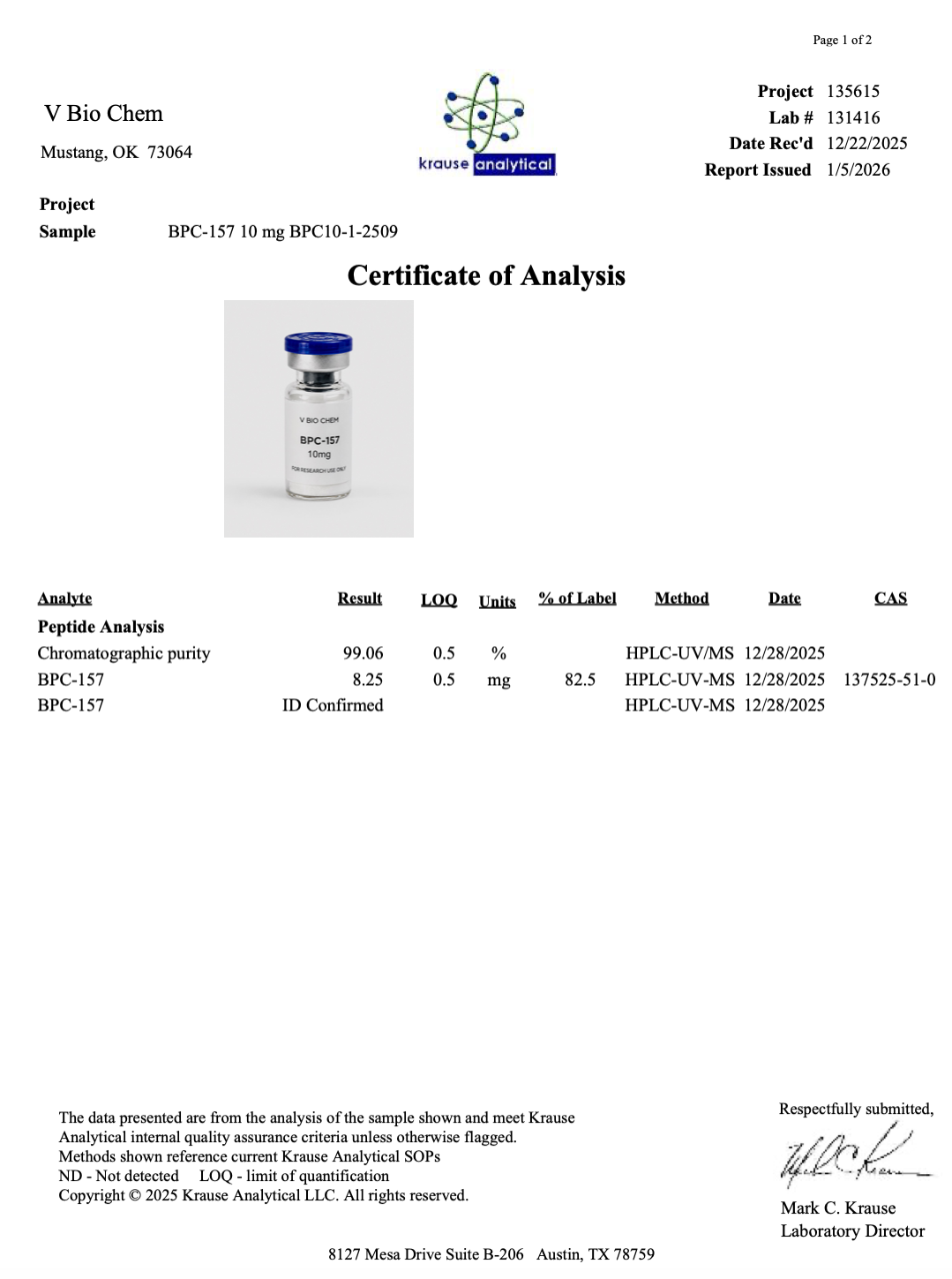 BPC-157 10mg (10 Vials)