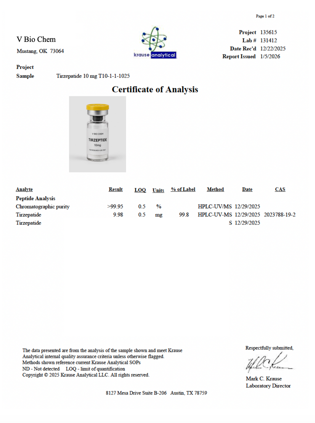 Tirz GLP2 (10 Vials)